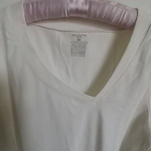 Asymmetrical neck Jones NY off white 3/4 sleeve